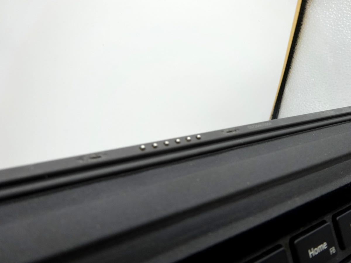 Surface Pro7 専用 純正中古キーボード 黒 新品スウェード保護貼付　金_画像6