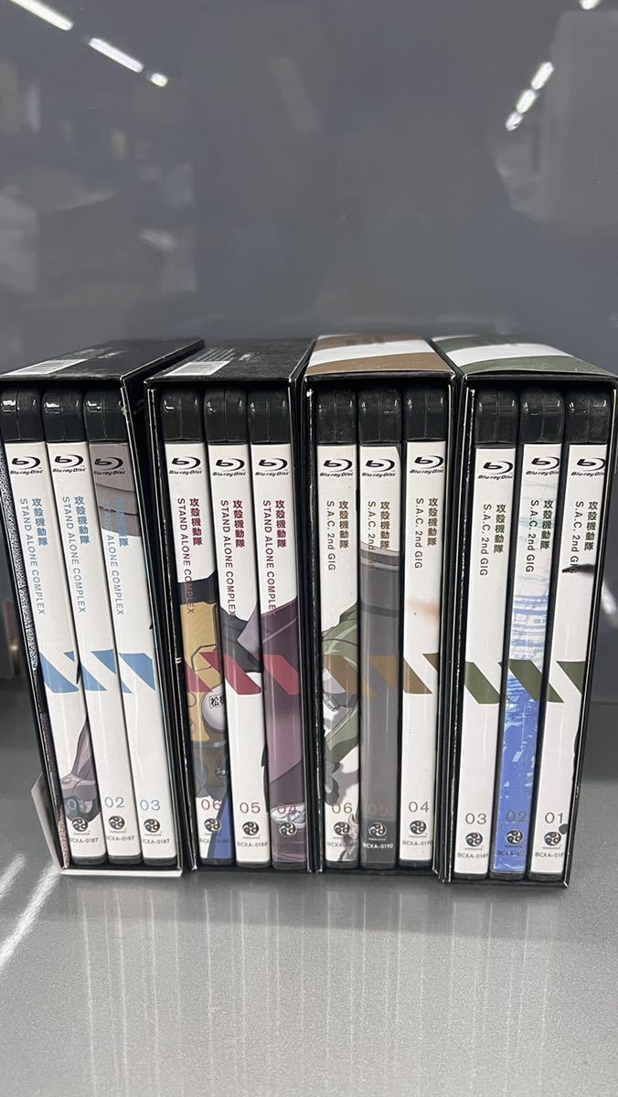 Blu-ray Disc BOX 攻殻機動隊 STAND ALONE COMPLEX 全2巻 S.A.C 2nd GIG 全2巻 4点セット 2206BQS009_画像2