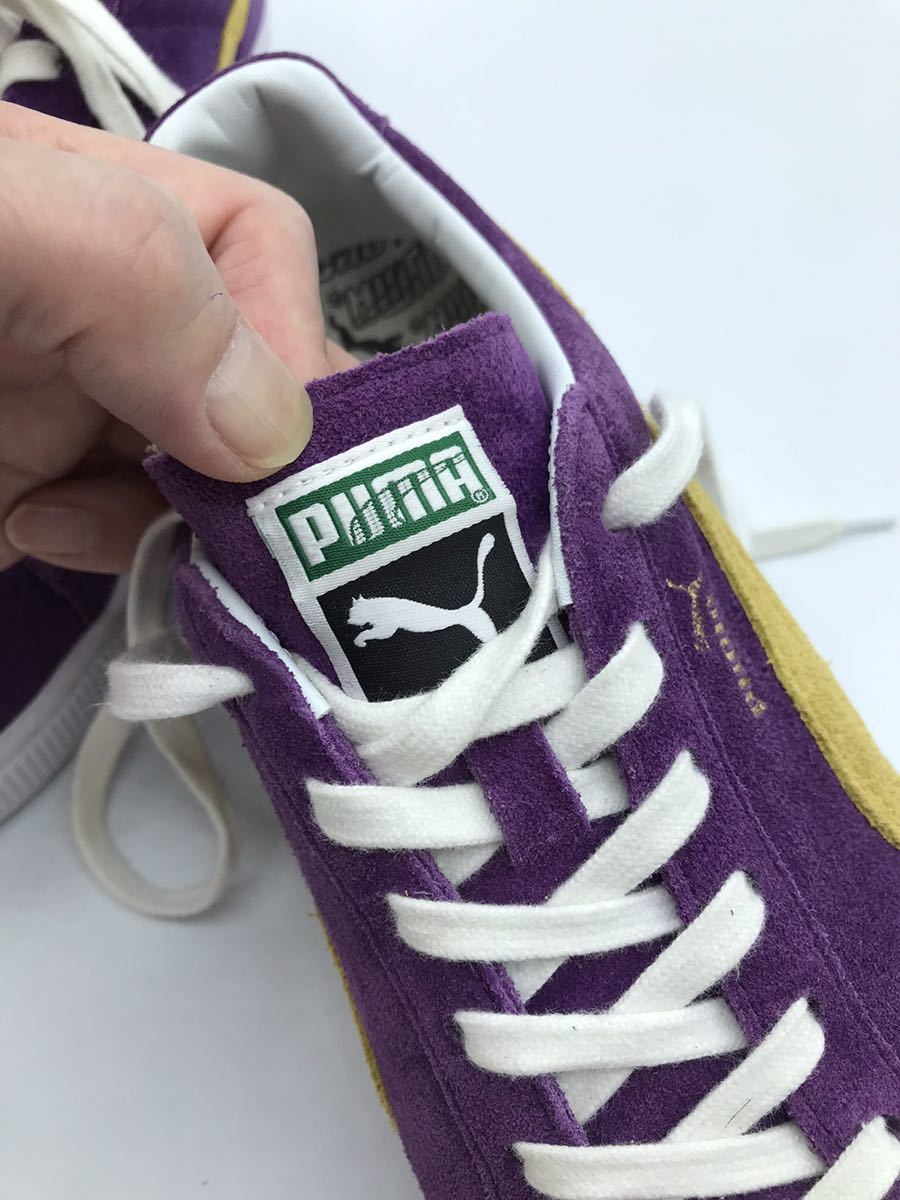 【日本製】PUMA×COLLECTORS/プーマ×コレクターズ 17A/W 50周年記念 SUEDE CLASSIC 366247-01/26.0 紫_画像5