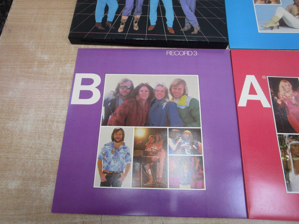 N319★LP盤BOX◆ ABBA『THE BEST OF ABBA 1972-1981』 5枚組70曲入　レコード★中古美品_画像5