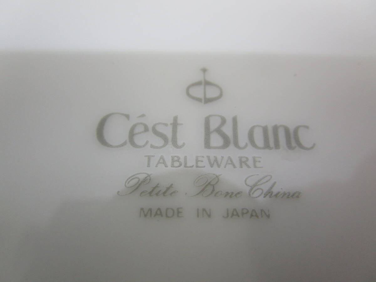 け361★Cest Blace プレート 花柄 5枚セット★中古美品_画像5