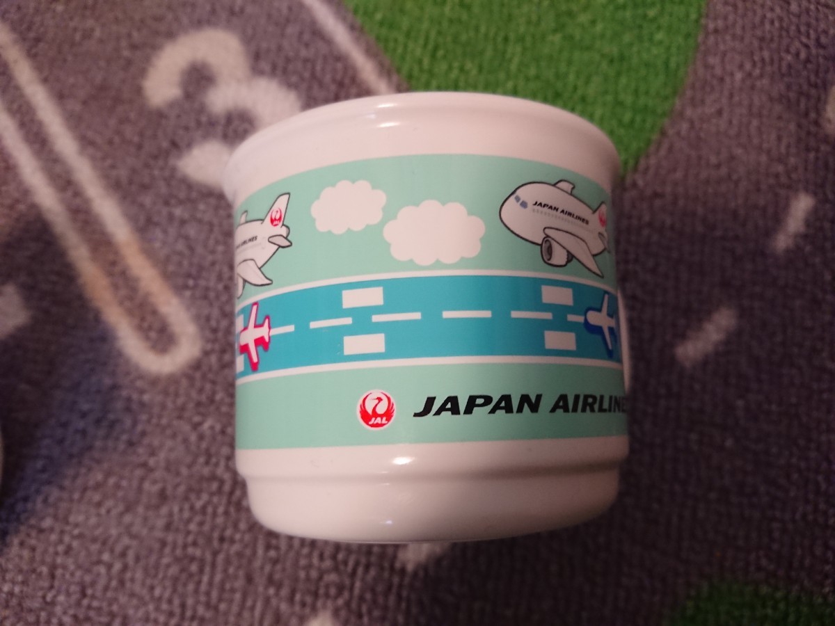 日本航空 JAL キッズ コップ マグカップ 巾着袋 2つセット _画像2