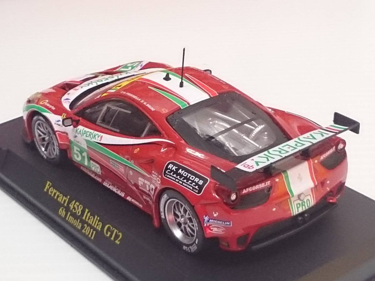 ◆85 アシェット 定期購読 公式フェラーリF1コレクション vol.85 Ferrari 458 Italia GT2 6h Imola イモラ 6時間 (2011) IXO_画像10