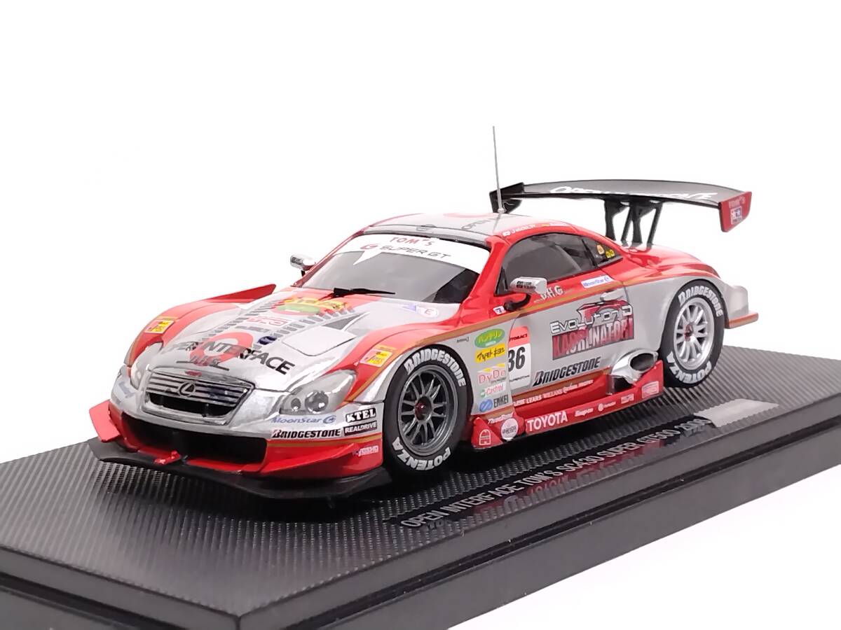 エブロ EBBRO MMP 1/43 OPEN INTERFACE TOM'S SC430 SUPER GT500 2006 CHAMPION_画像5