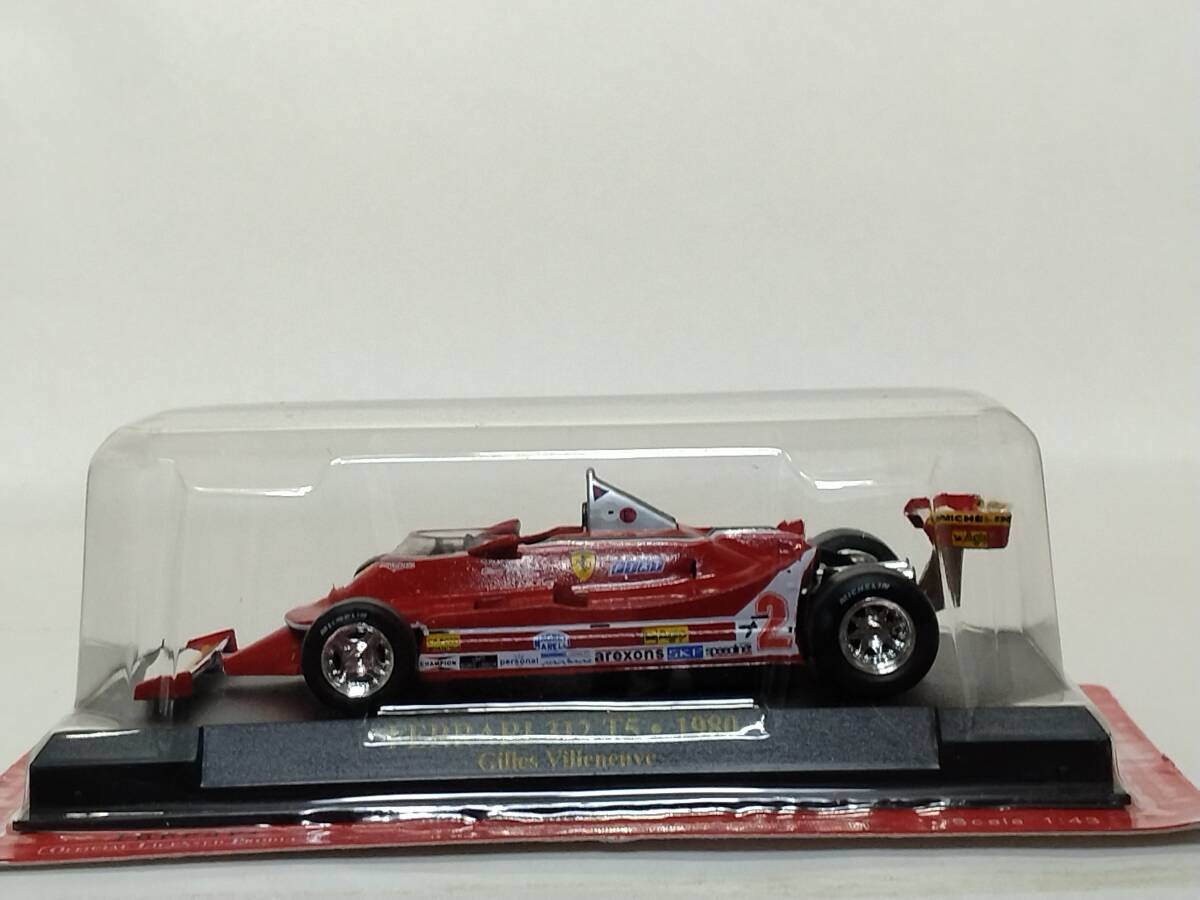 ○70 アシェット 書店販売 公式フェラーリF1コレクション vol.70 Ferrari 312 T5 ジル・ビルヌーヴ Gilles Vileneuve (1980) IXO_画像5