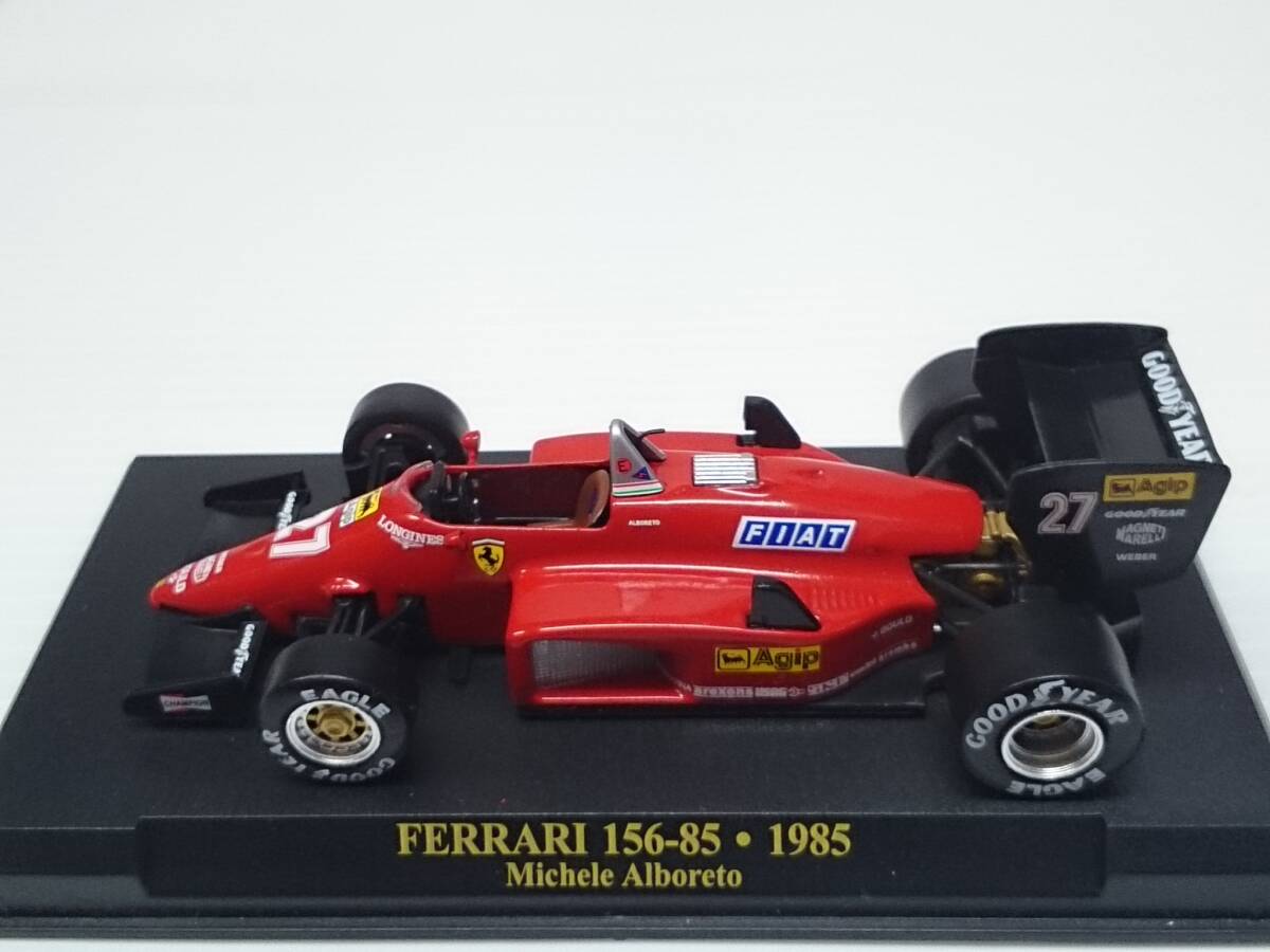○25 アシェット 書店販売 公式フェラーリF1コレクション vol.25 Ferrari 156-85 ミケーレ・アルボレート Michele Alboreto (1985) IXOの画像8