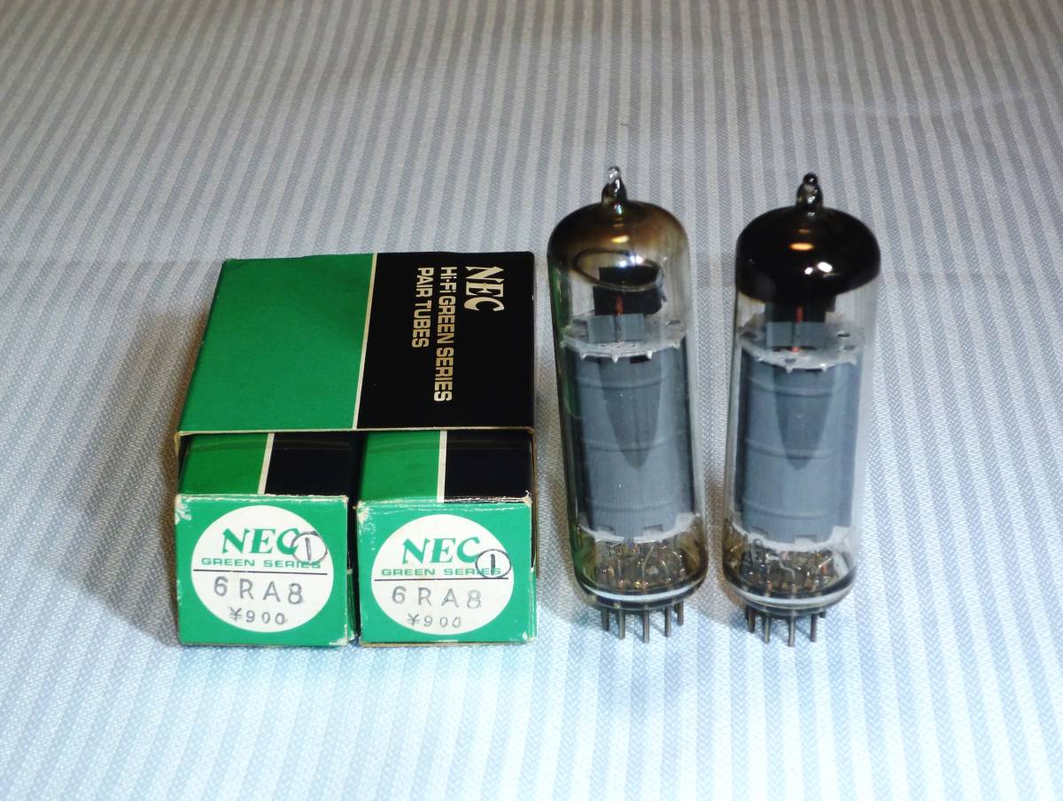 ★ NEC 6RA8 Hi-Fi GREEN SERIED ペアチューブ 元箱付 2本
