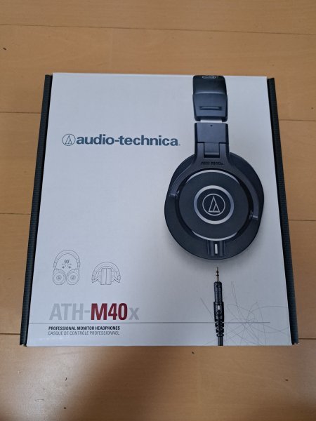 audio-technica／オーディオテクニカ　密閉型ヘッドホン　ATH-M40X_画像1