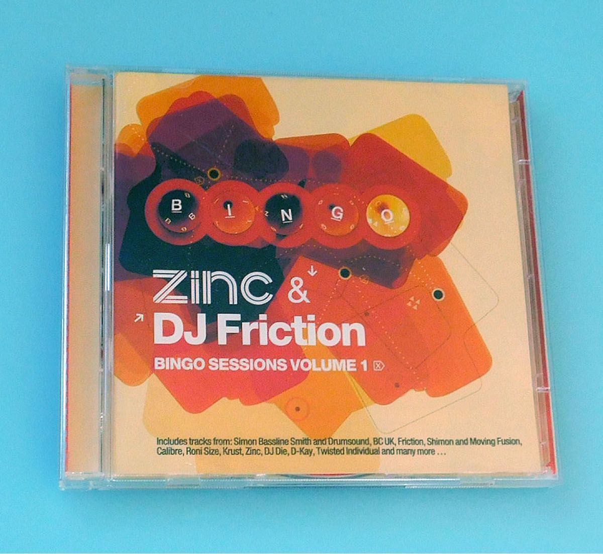 2枚組CD Zinc & DJ Friction Bingo Sessions Vol.1, ドラムンベース、ジンク、MIXCD