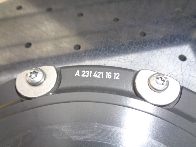  the highest quality Mercedes Benz AMG original front carbon brake rotor R231 W218 W212 W197 SLS SL63 E63 CLS63 2314211512 2314211612