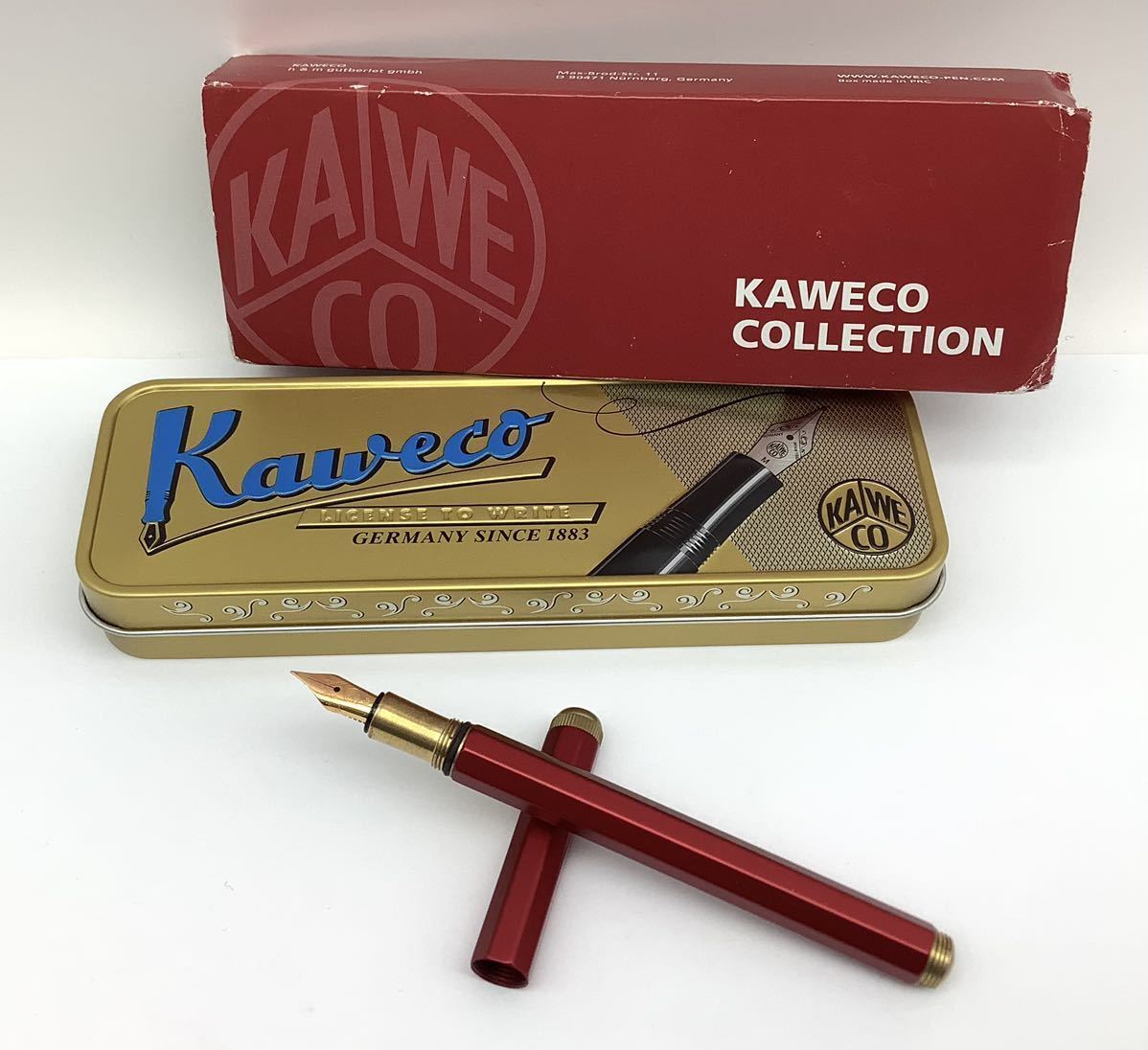 39 万年筆 Kaweco Collection FP カヴェコ コレクション スペシャルレッド ペン先 EF 筆記可能 筆記用具 文房具