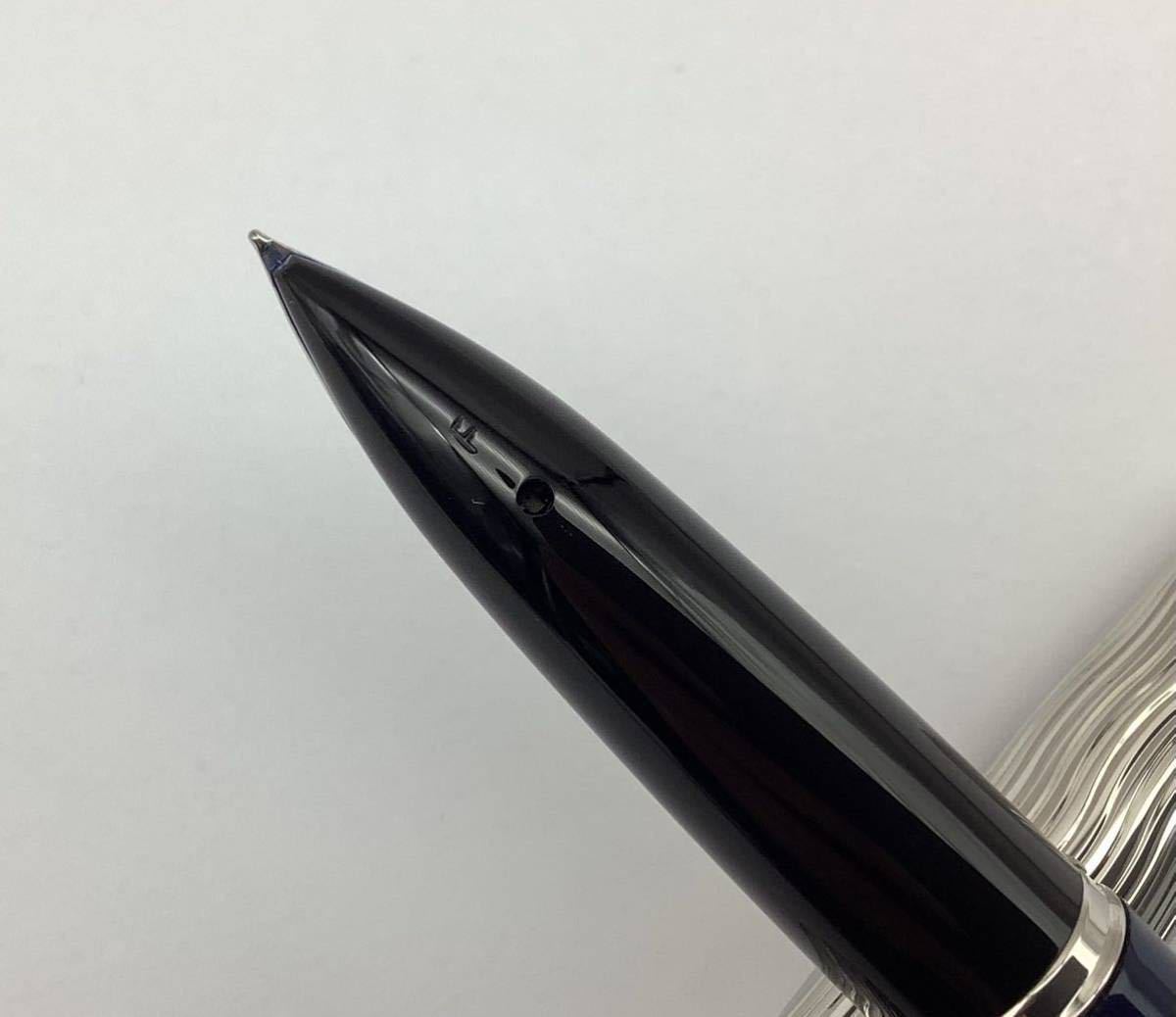 36 万年筆 WATERMAN ウォーターマン カレン・デラックス ペン先 18K 750 F 筆記可能 筆記用具 文房具_画像4