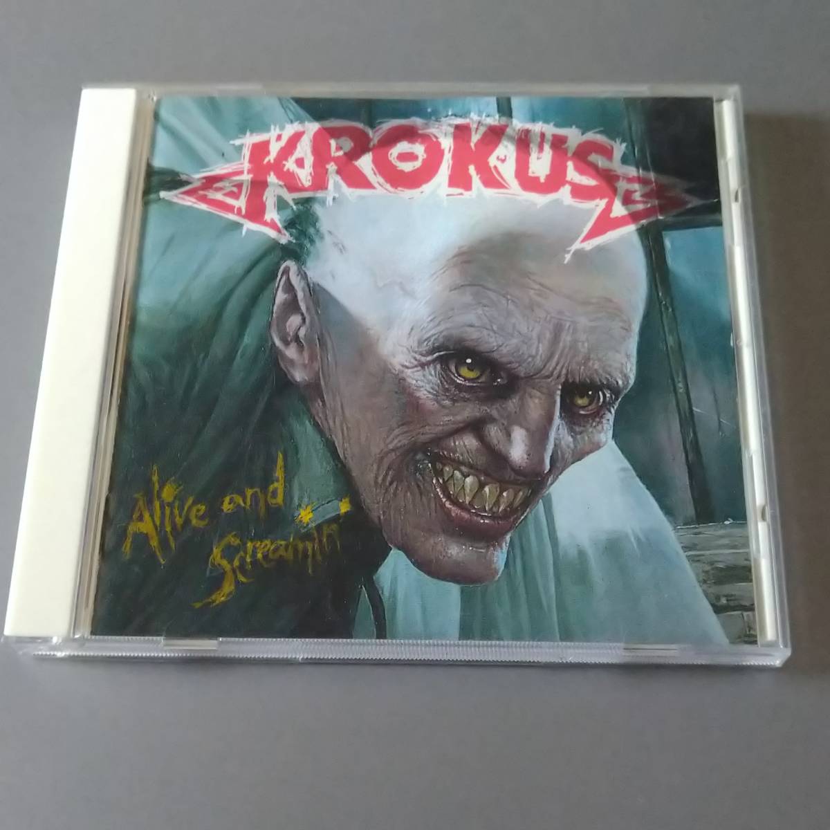 廃盤　　KROKUS　　　 /　　　ALIVE　AND　SCREAMIN’　　　国内盤　_画像1