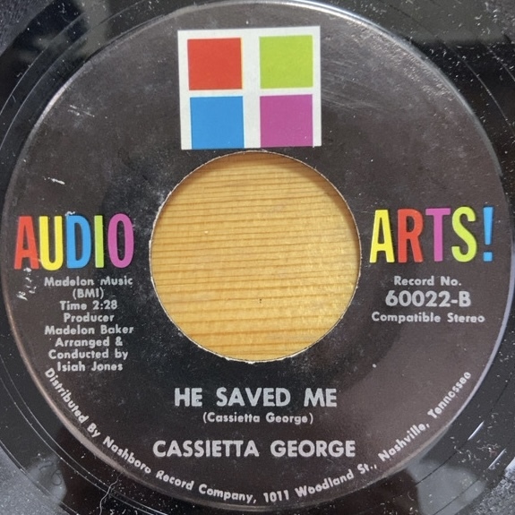 CASSIETTA GEORGE LET'S GET TOGETHER / HE SAVED ME 45's 7インチ_画像2