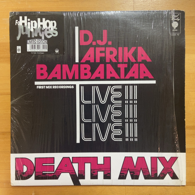 D.J. AFRIKA BAMBAATAA DEATH MIX (FIRST MIX RECORDINGS) (RE) 12インチ シングル_画像1