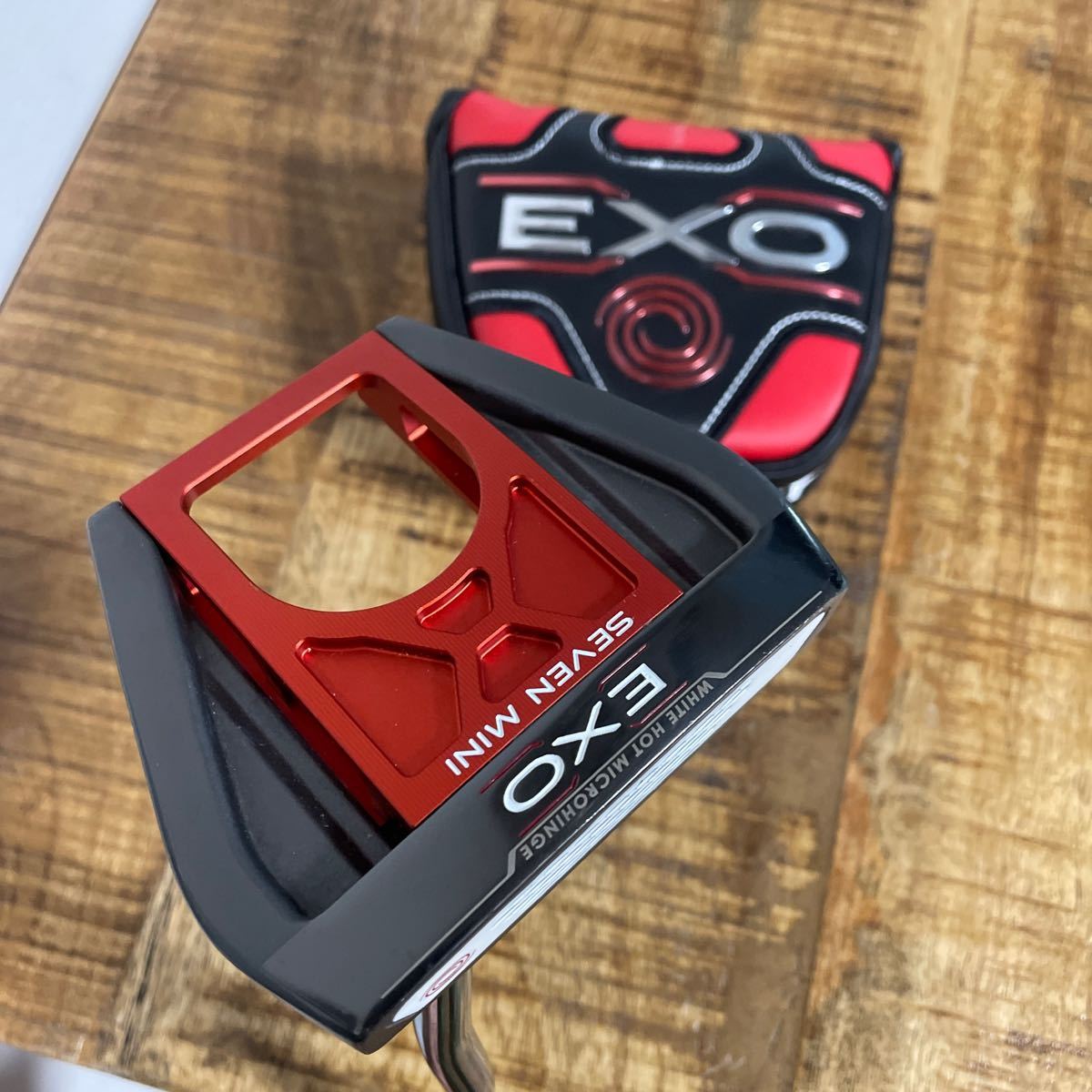 オデッセイ EXO SEVEN MINI パター ヘッドカバー 送料無料 セブン ミニ