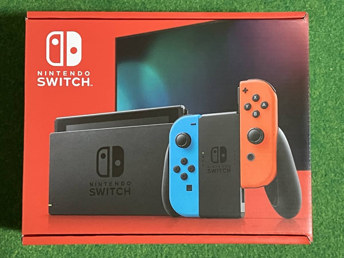 【新品未開封】 新モデル Nintendo Switch Joy-Con(L) ネオンブルー/(R) ネオンレッド HAD-S-KABAH _画像1