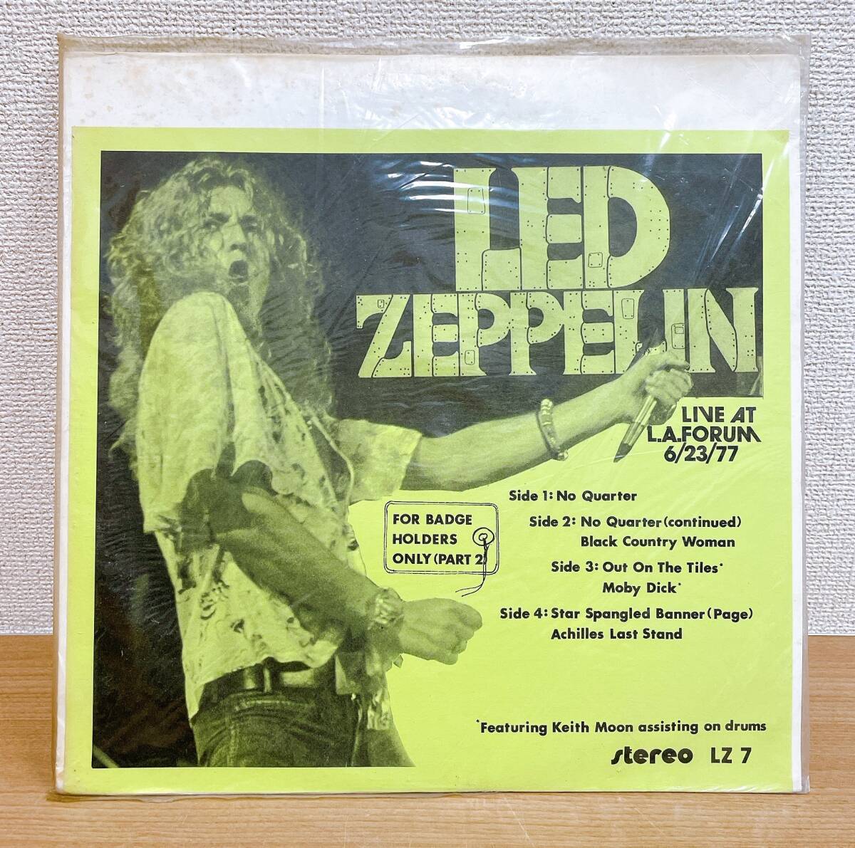 ☆【Led Zeppelin◆for badge holders only part.2◆2枚組レコード】レッドツェッペリン /ハードロック /A62-364_画像1