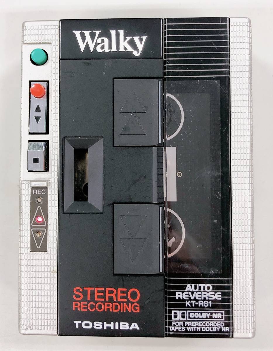 ☆【TOSHIBA◆東芝 ステレオカセットレコーダー Walky KT-RS1】オーディオ機器 /カセットプレイヤー /ジャンク /U62-132_画像2