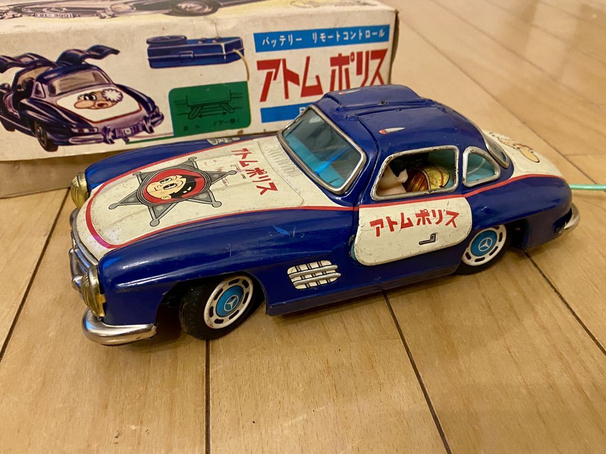 アトムポリス メルセデスベンツ 300SL （旧バンダイのブリキ製おもちゃ）昭和レトロ当時物の画像2