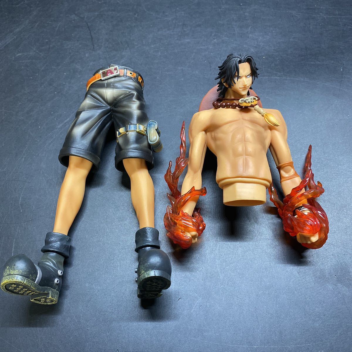 現状品 ワンピース MASTER STARS PIECE ポートガス・D・エース 火拳Ver. フィギュア 中古 ONE PIECE 中古 箱無し 稀少_画像10