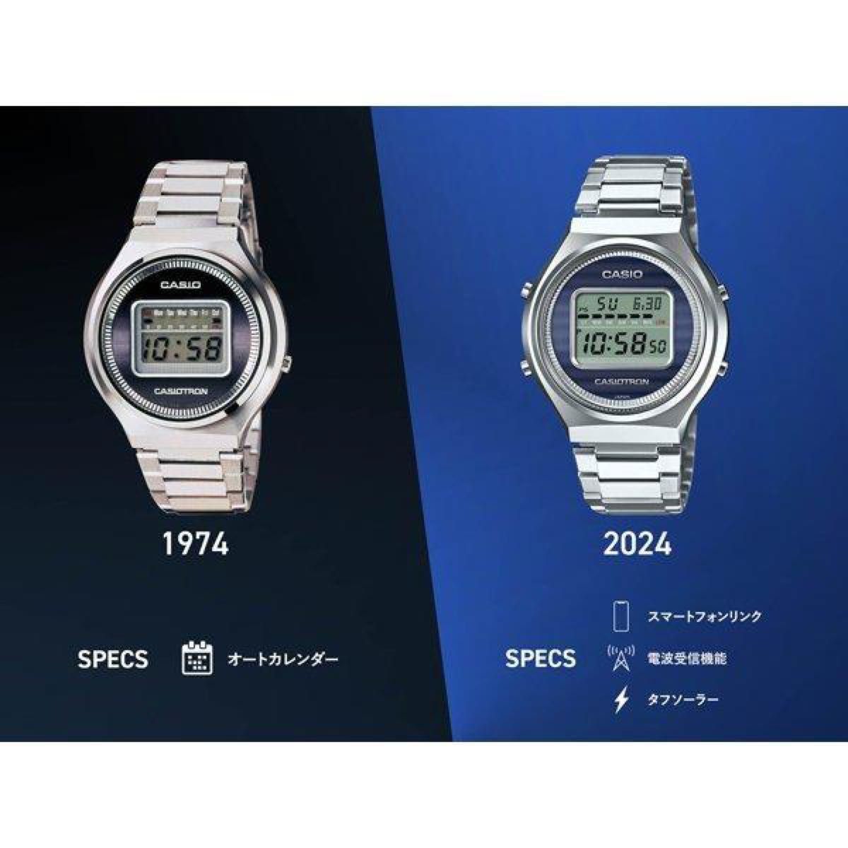 カシオ CASIOTRON カシオトロン カシオ50周年記念モデル TRN-50 カシオ CASIOTRON カシオトロン カシオ50周年記念モデル TRN-50