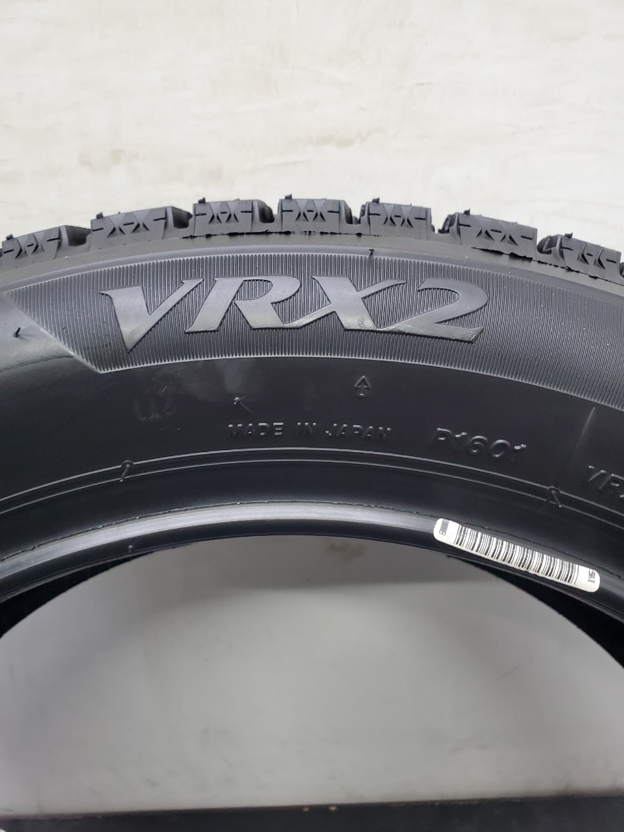 165/60R15 スタッドレス 冬タイヤ 1本 ブリヂストン VRX2 バリ溝 深溝 20年式 パンク交換へ 送料無料 T2357_画像6