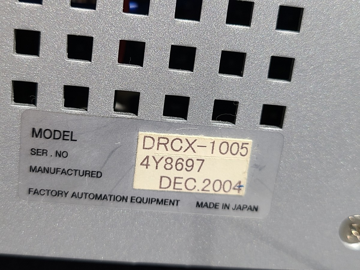 【中古動作品】管1Y226 YAMAHA ロボットコントローラー DRCX-1005 _画像4