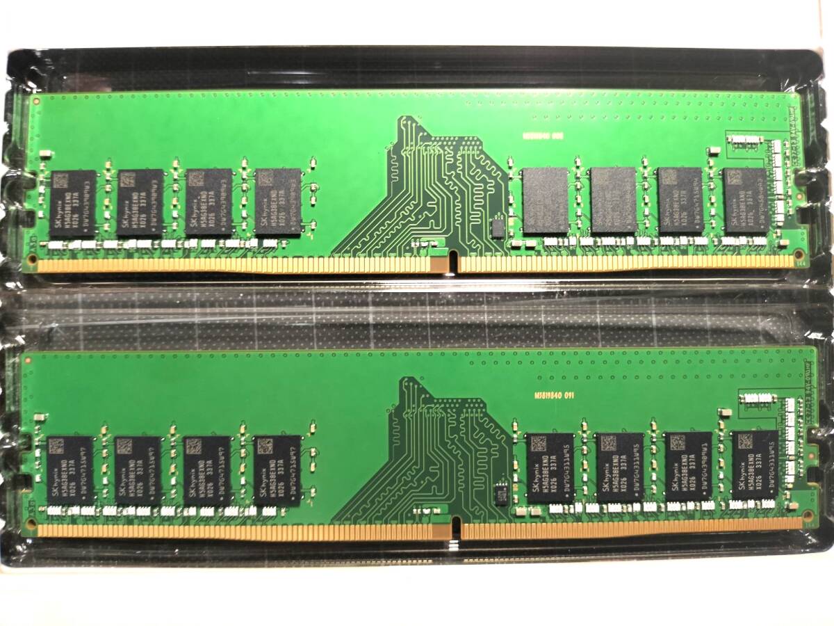 SK HYNIX DDR4-3200MHz 16GB (8GB×2枚） HMAG68EXNUA076N デスクトップ用 PCメモリ　PC4-25600_画像3