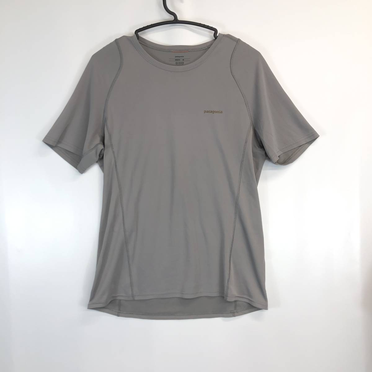 パタゴニア Patagonia 半袖速乾Tシャツ グレー Mサイズ メンズ 23656