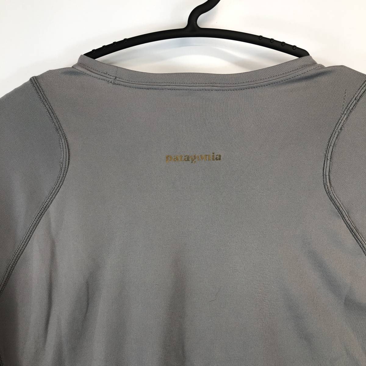 パタゴニア Patagonia 半袖速乾Tシャツ グレー Mサイズ メンズ 23656