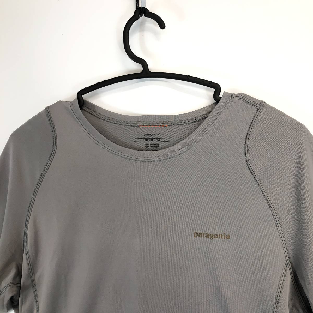 パタゴニア Patagonia 半袖速乾Tシャツ グレー Mサイズ メンズ 23656