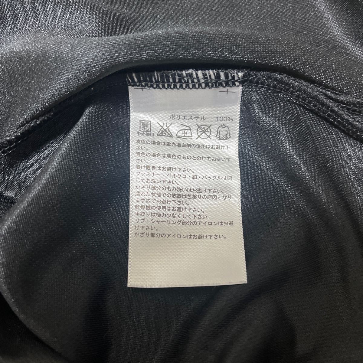 adidas アディダス 半袖シャツ Mサイズ ブラック ポリエステル_画像5