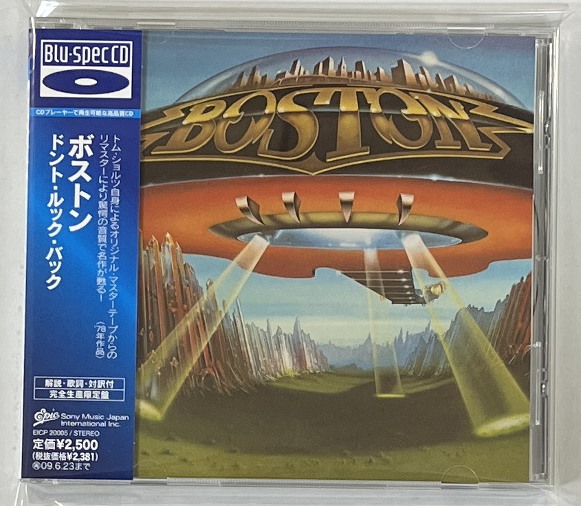 M5972◆BOSTON/ボストン◆DON'T LOOK BACK/ドント・ルック・バック(1CD)帯付き日本盤/米国産プログレ・ハード/Blu-spec CDの画像1