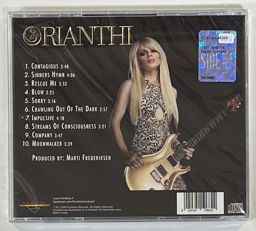 M5959◆ORIANTHI◆O(1CD)未開封輸入盤/オーストラリア産ギタリストの画像2