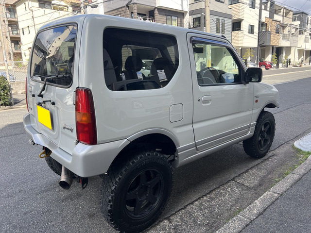 売切り 神戸 スズキ ジムニー ワイルドウィンド 4WD AT リフトアップ 社外足回り ターボ 車検R6年9月の画像4