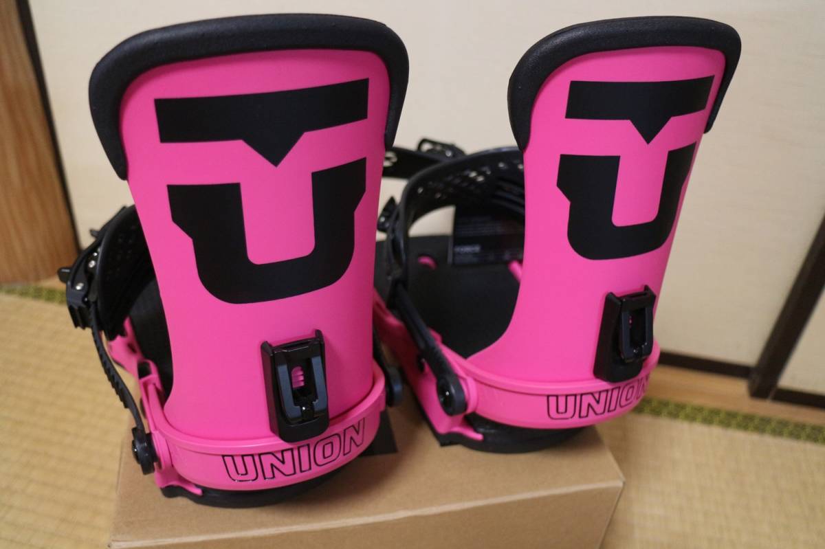 ★☆★新品未使用 UNION ユニオン FORCE　Sサイズ (TEAM HB) チームハイバック HOT PINK 正規店購入★☆★_画像1