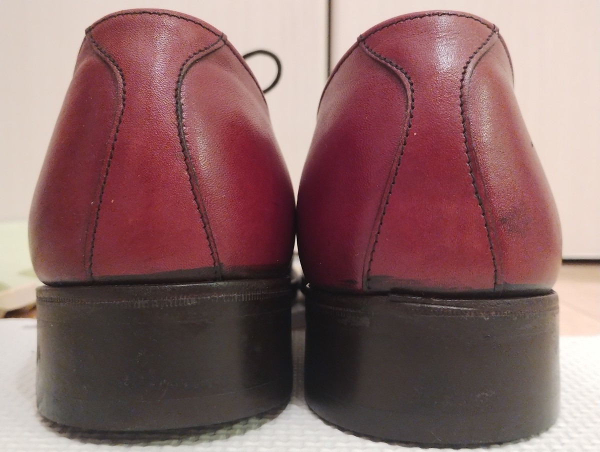 未使用 K Shoes プレーントゥ 赤茶 UK 9.5 28.0 英国製 ビンテージ デッドストック 新品同様 革靴 靴 グレンソン チーニー級 イギリス製_画像4