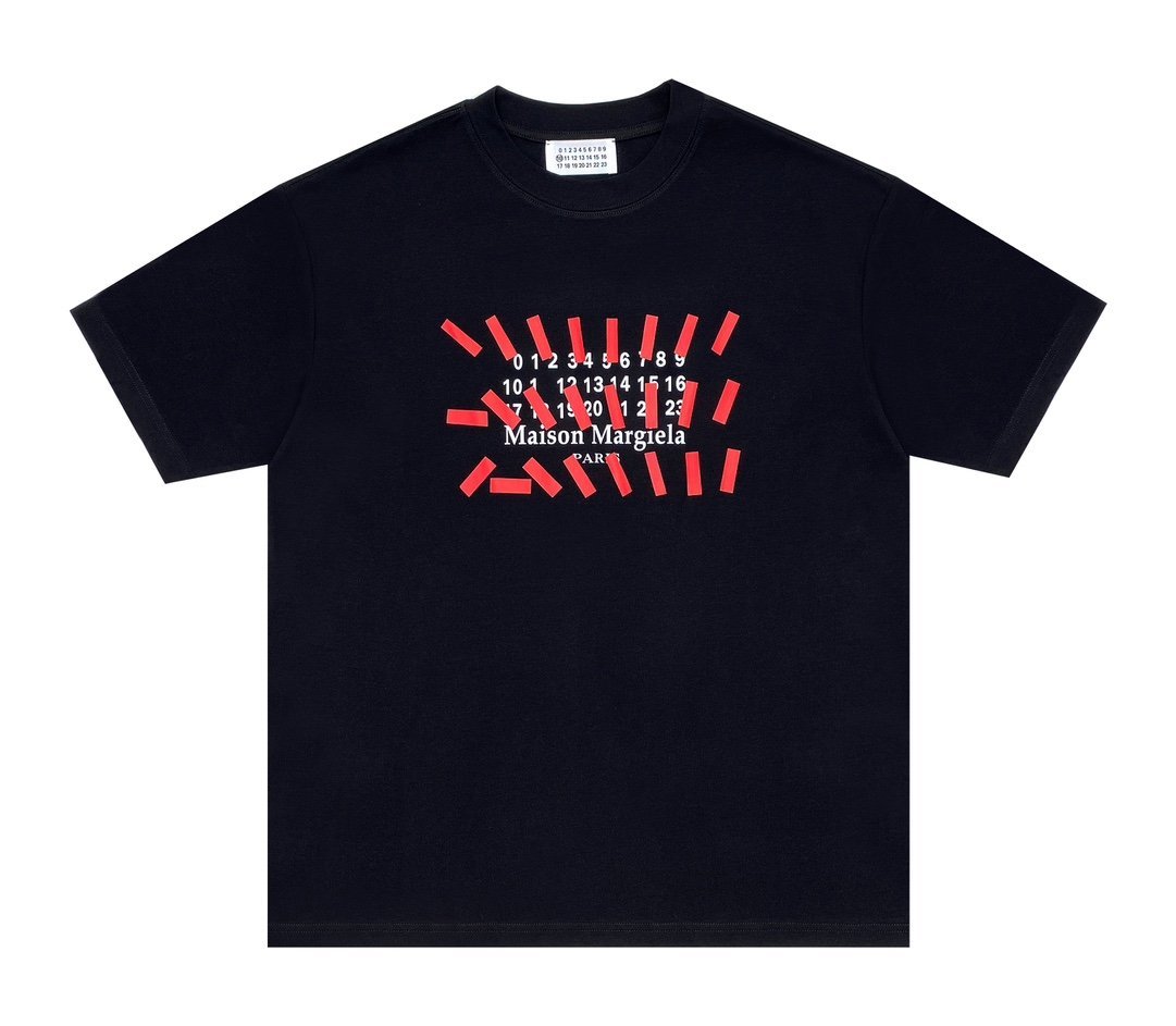 送料無料　Maison Margiela マルタンマルジェラ　メンズ　Tシャツ　数字ロゴ　半袖　S-XL　サイズ選択可能　MM6　2853