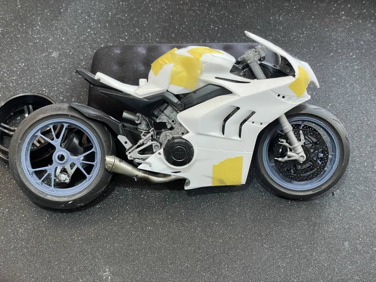 3D принтер SBK колесо комплект Tamiya 1/12 Ducati super reje-laV4 Tamiya #MC51