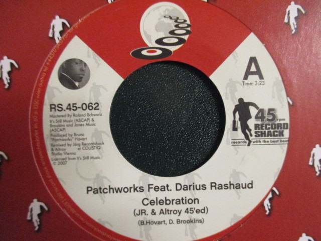 Patchworks Feat. Darius Rashaud ： Celebration 7'' / 45s (( 現行Discoブギー ))(( 落札5点で送料当方負担_画像2