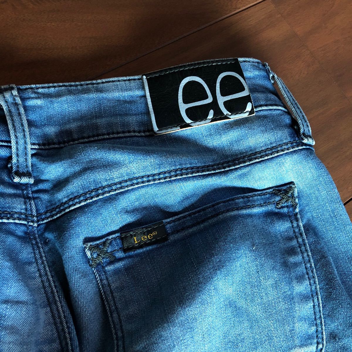 [USED]Lee JAGGINGS Lee je серебристый s стрейч джинсы размер XS