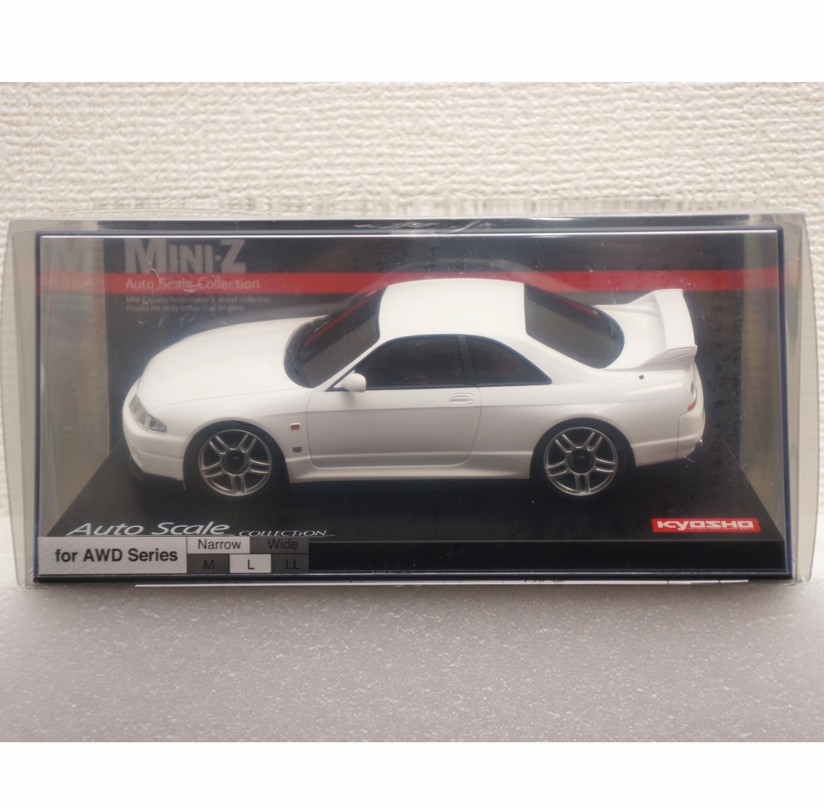 【送料込】京商 ミニッツ スカイライン GT-R Vスペック R33 ホワイト (関連 Kyosho SKYLINE AWD MINI-Z ASC オートスケールコレクション)2の画像1