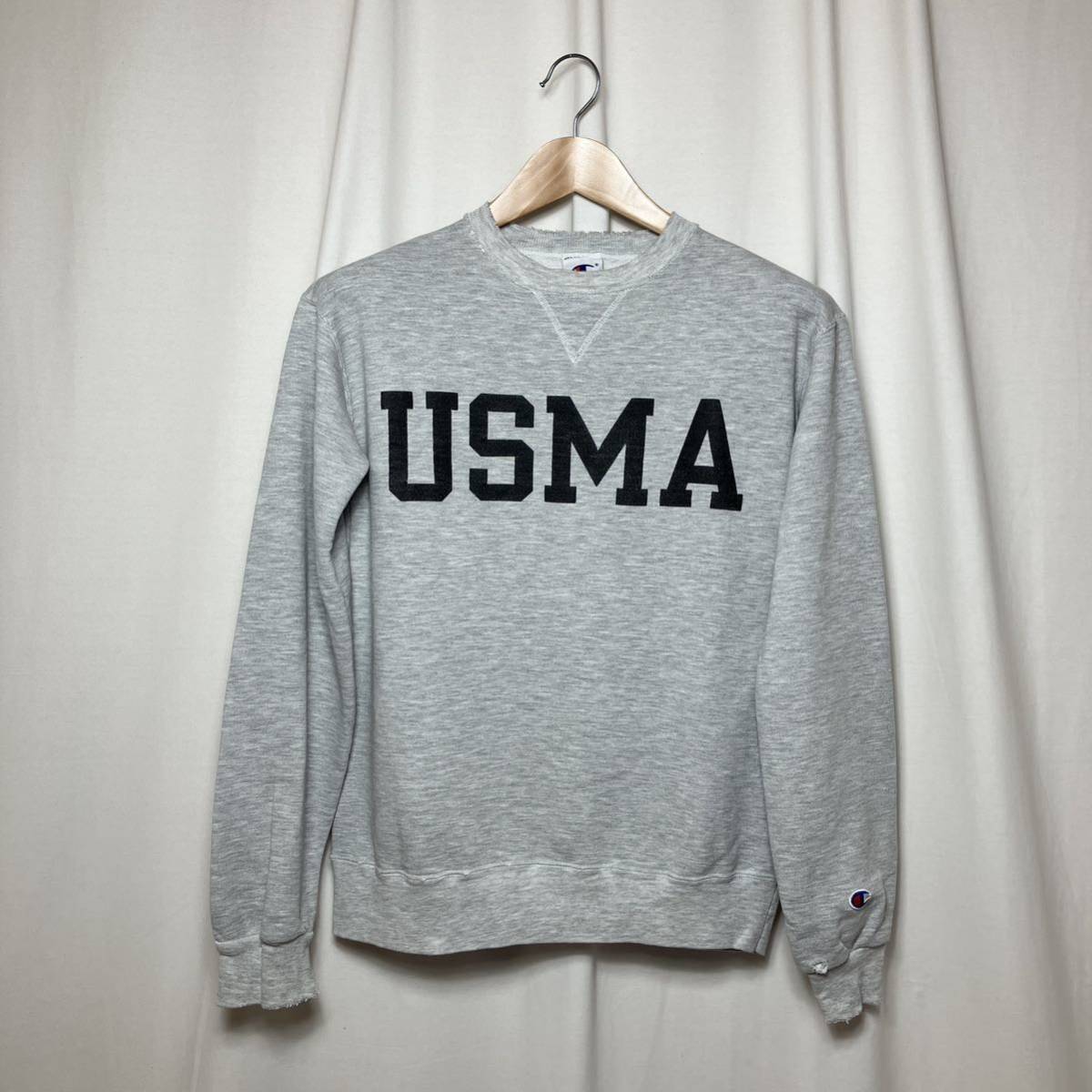 【90s】Champion チャンピオン USMA スウェットトレーナー グレー ミリタリー 米軍 アメカジ ヴィンテージ USA古着／アメリカビンテージ