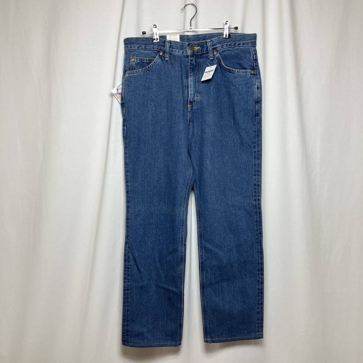 [ новый товар не использовался мигалка есть ]Lee 201 Denim брюки сделано в Японии постоянный распорка W32 индиго голубой | Lee джинсы ji- хлеб 