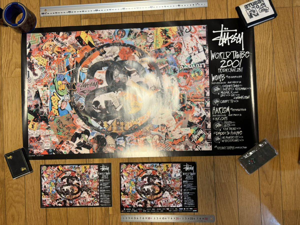 OLDSTUSSYファン必見非売品HUGEポスター WORLDTRIBEポスター Yahoo!オークション - STUSSY 非売品 WORLDTRIBE 2001 ポスター