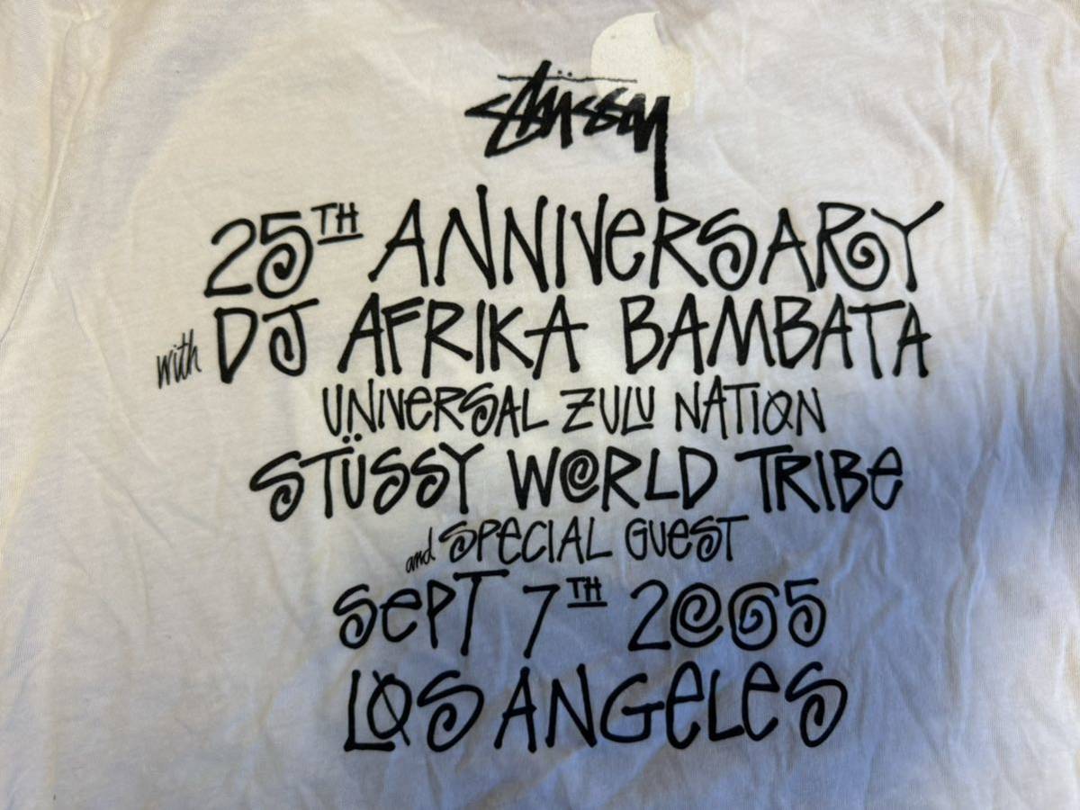 STUSSY NIKE激レア非売品(M) 25周年記念LA PARTY Tee WORLD STUSSY NIKE激レア非売品(M) 25周年記念LA PARTY Tee WORLD