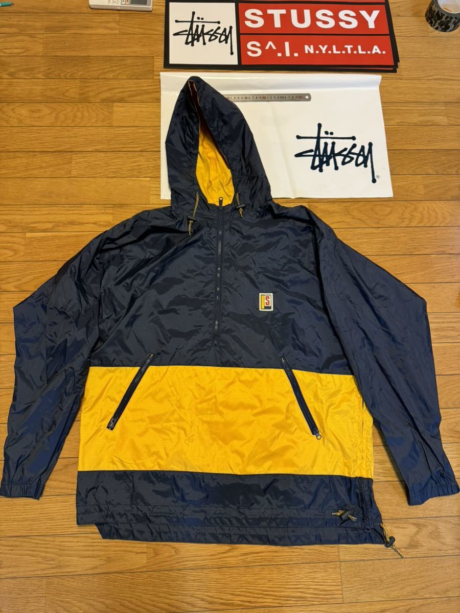 Yahoo!オークション - STUSSY OLD S2C アノラック(L)ミシガンカラ