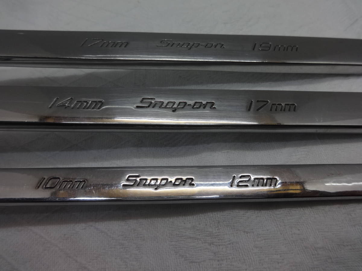 X390 Snap-on スナップオン XOM1719 / XOM1417 / XOM1012 / オフセット めがねレンチ セット_画像5