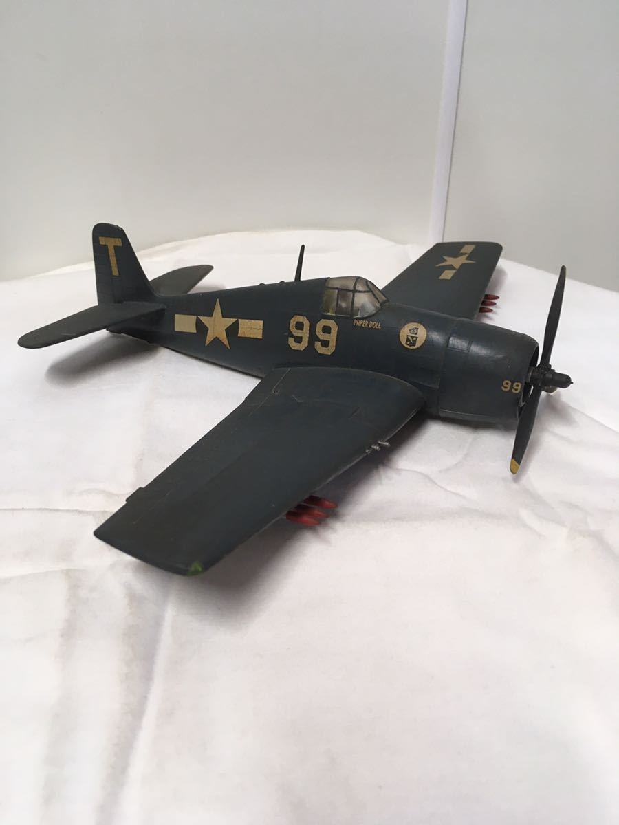 N vehicle 1] aircraft fighter (aircraft) airplane model plastic model final product toy toy collection interior PAPER DOLL 99 Showa Retro present condition 